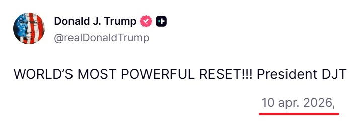 🌪 Problem, reaction – reset
